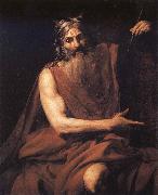 VALENTIN DE BOULOGNE, Moses with the Tablets of the Law
